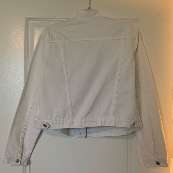 White jean jacket - Picture 3 of 4